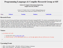 Tablet Screenshot of compiler.sangji.ac.kr